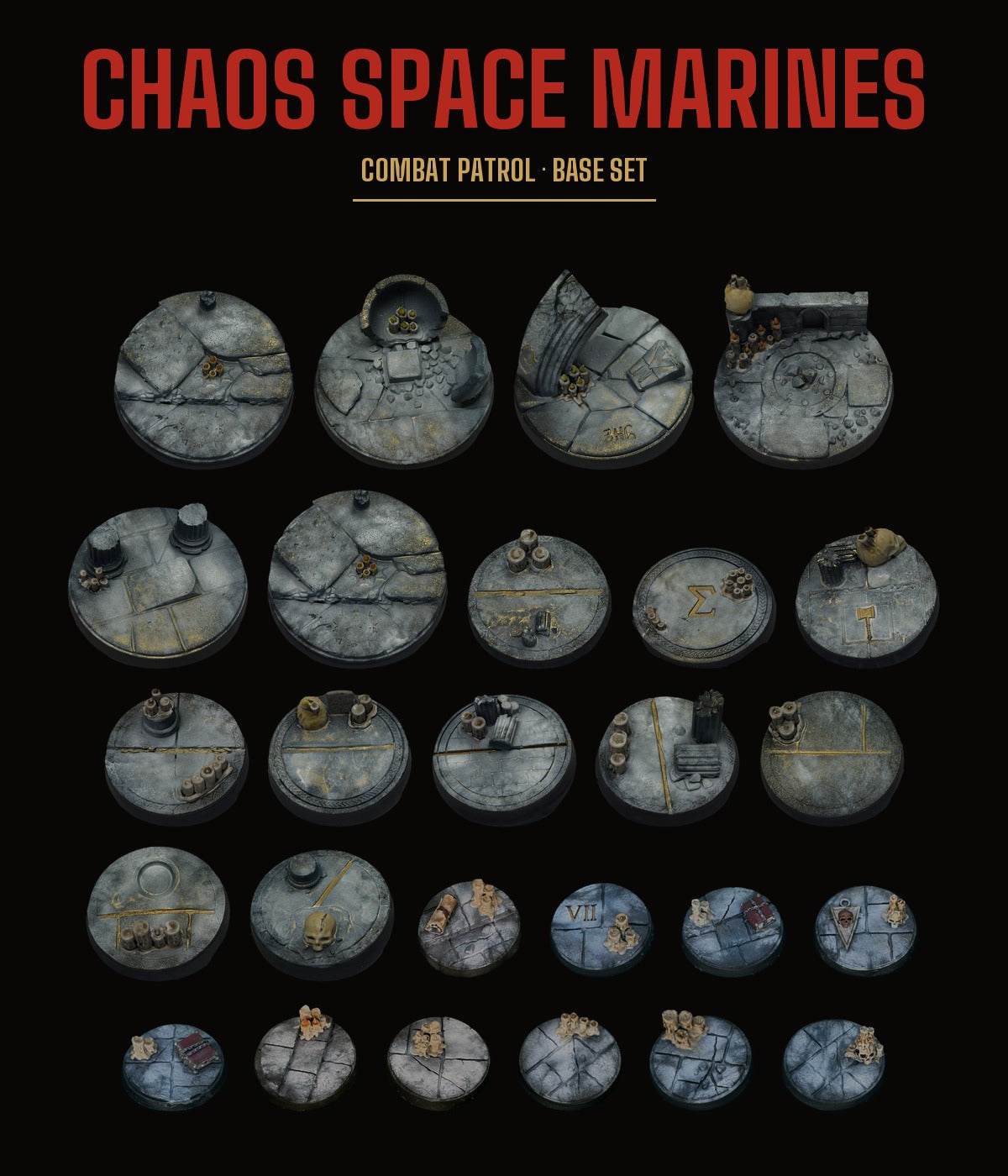 Chaos Space Marines Combat Patrol Base Set — Temple