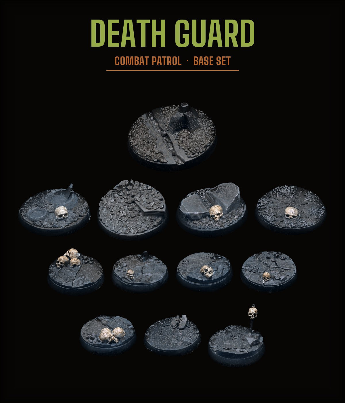 death_guard Rocky Terrain base set