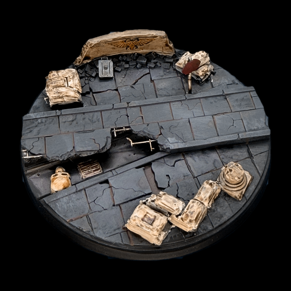 90mm City Ruins scenic base
