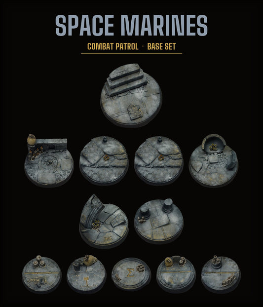 Space Marines Combat Patrol base set