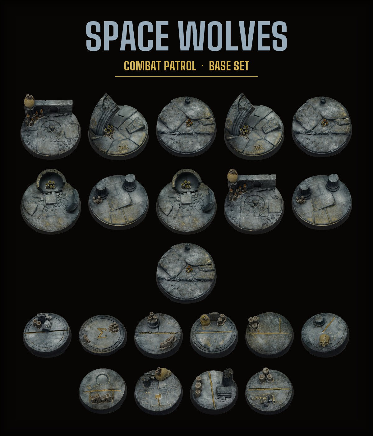 Space Wolves Combat Patrol base set