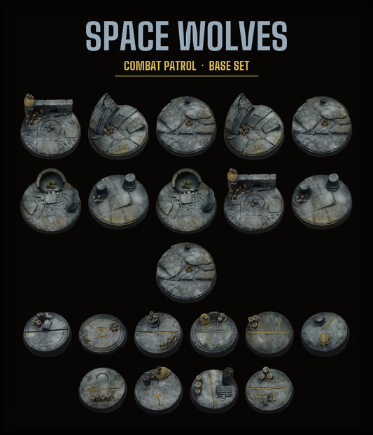 Space Wolves Combat Patrol base set