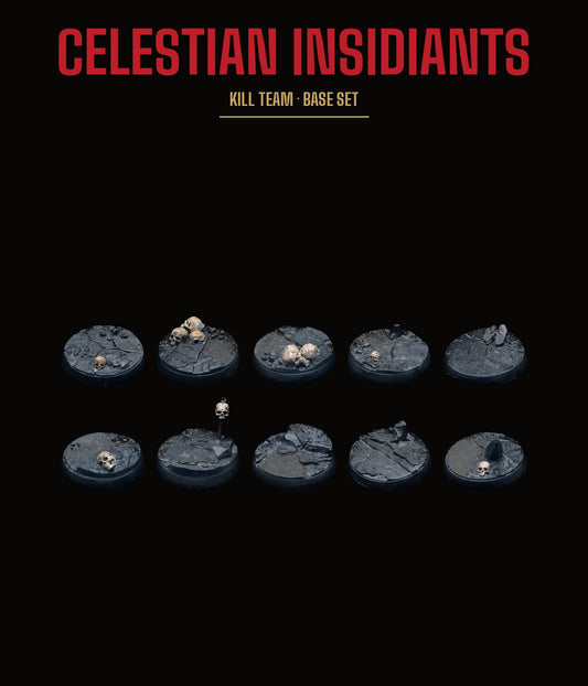 Celestian Insidiants Kill Team Base Set — Rocky Terrain