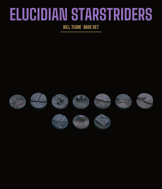 Elucidian Starstriders Kill Team Base Set — Rocky Terrain