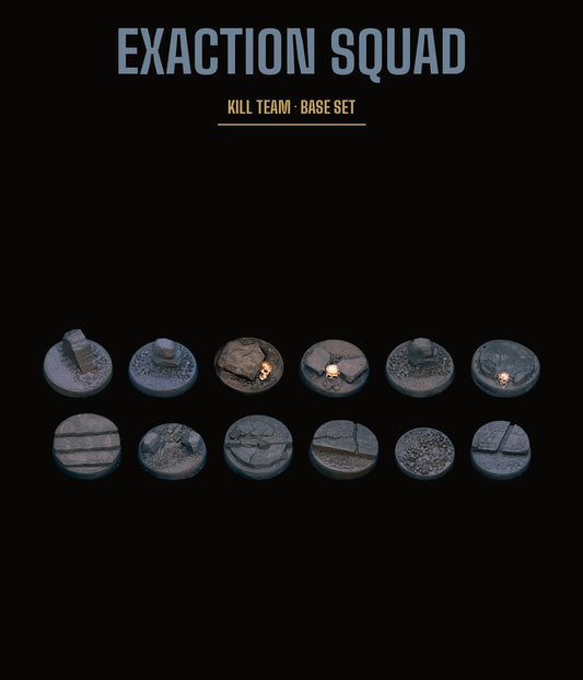 Exaction Squad Kill Team Base Set — Rocky Terrain