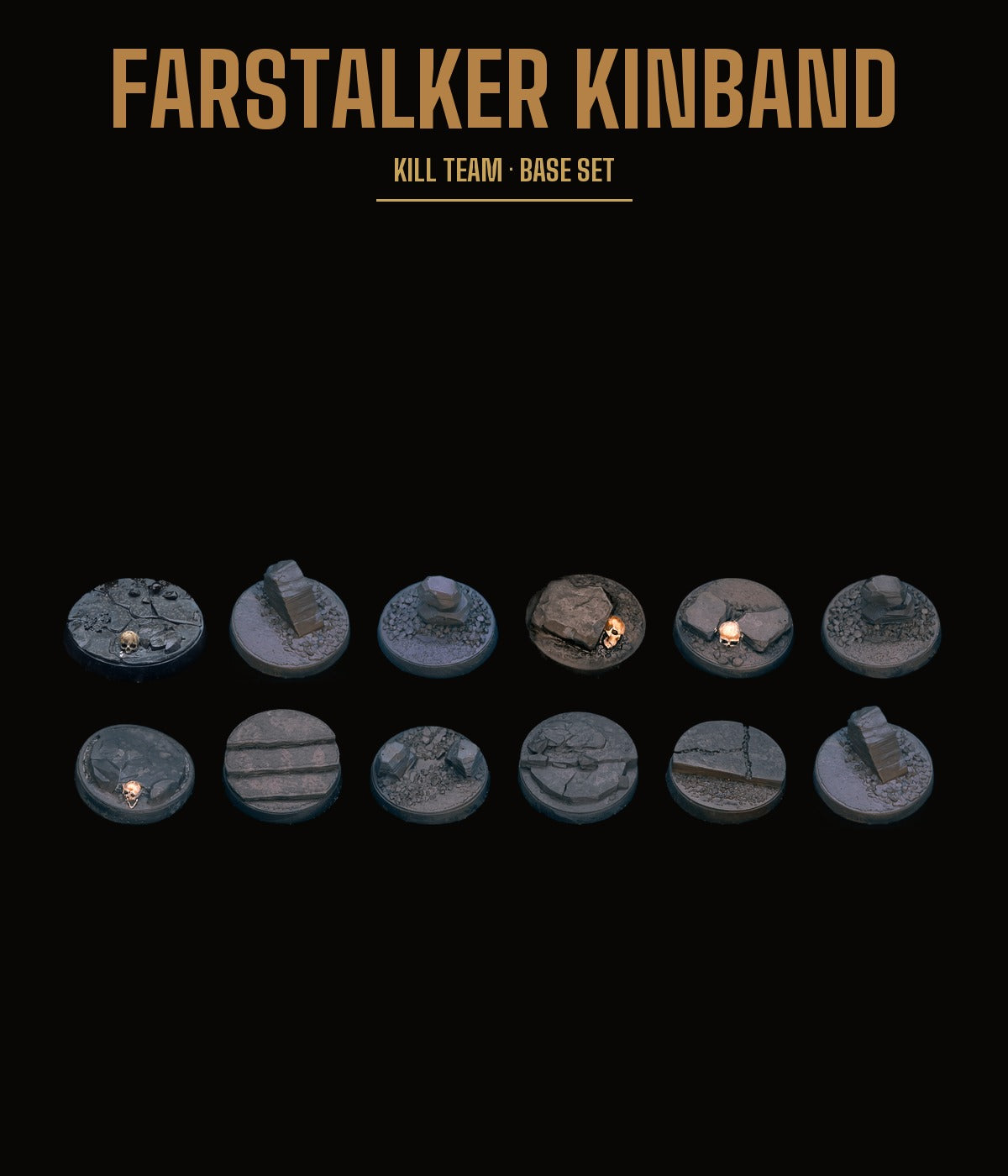 Farstalker Kinband Kill Team Base Set — Rocky Terrain
