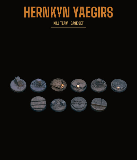 Hernkyn Yaegirs Kill Team Base Set — Rocky Terrain