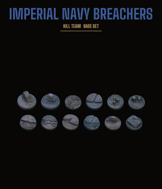 Imperial Navy Breachers Kill Team Base Set — Rocky Terrain