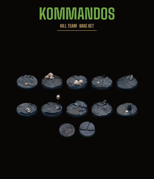 Kommandos Kill Team Base Set — Rocky Terrain