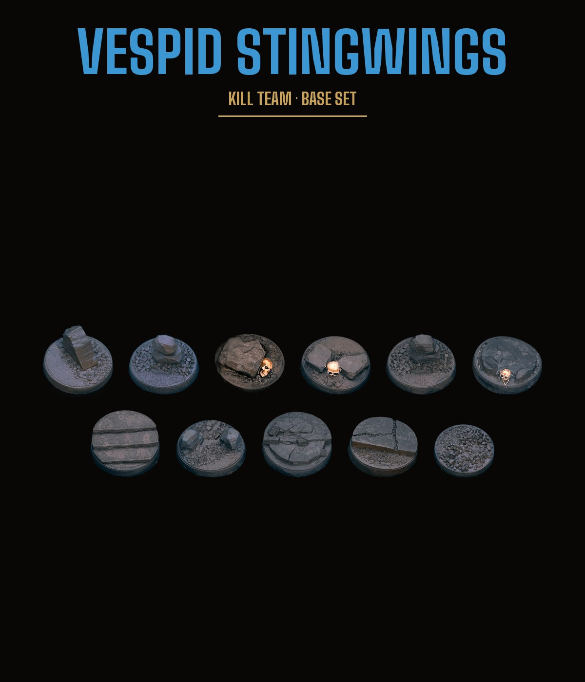 Vespid Stingwings Kill Team Base Set — Rocky Terrain