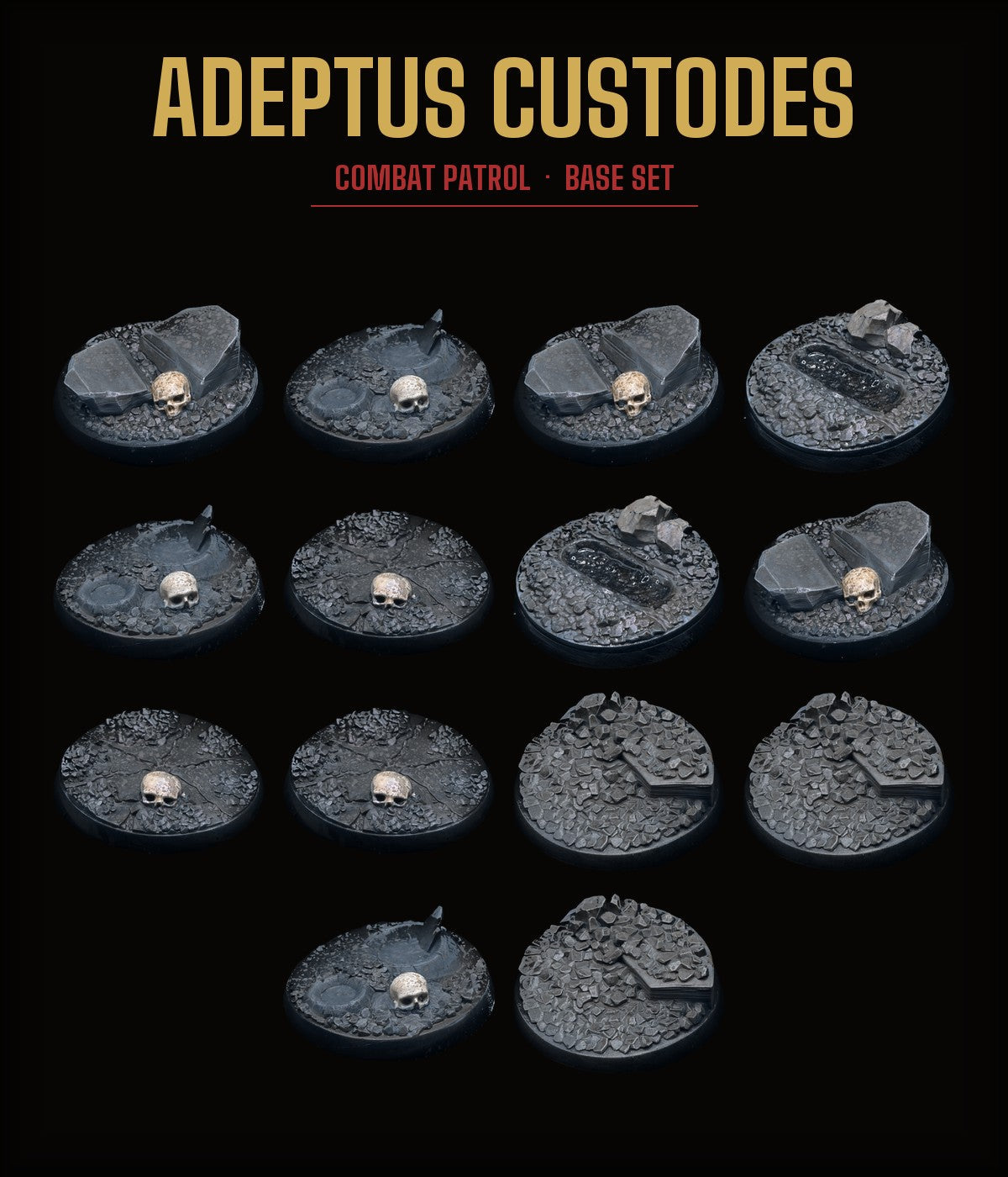 custodes Rocky Terrain base set