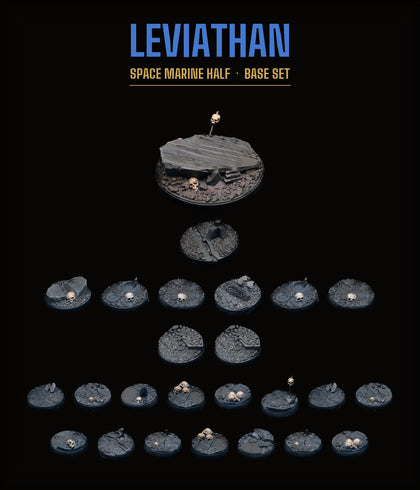 Leviathan Space Marine Base Set — Rocky Terrain