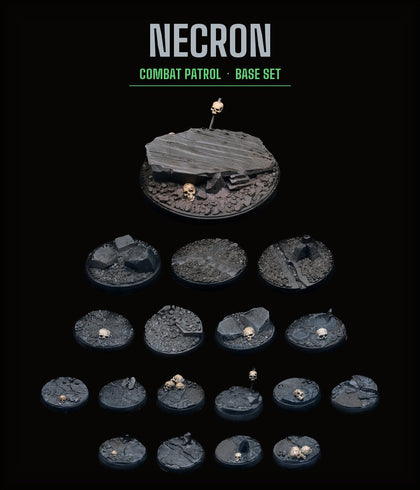 Necron Combat Patrol Base Set — Rocky Terrain