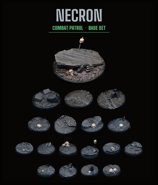 necron Rocky Terrain base set