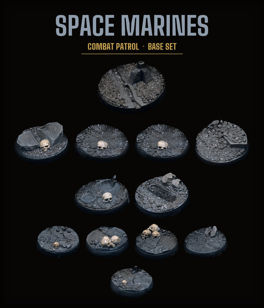 space_marines Rocky Terrain base set