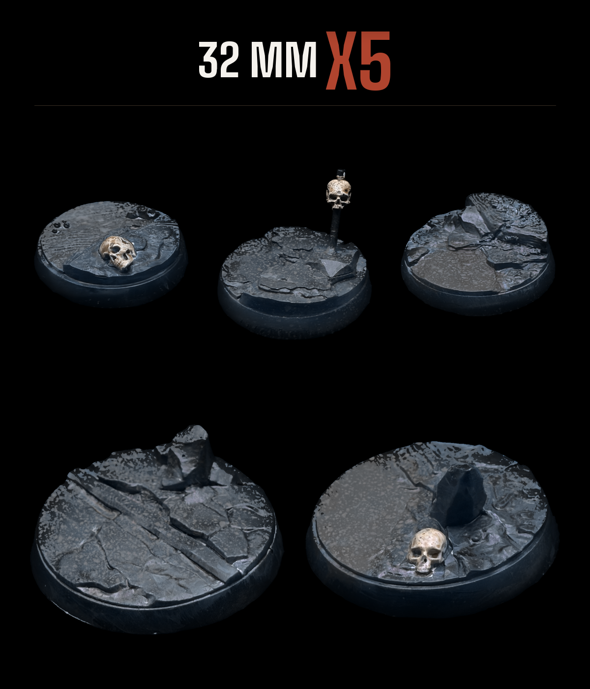 RKP::32mm — Pack of 5 — B